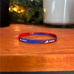 Adidas Bicolor Red and Blue Wristband